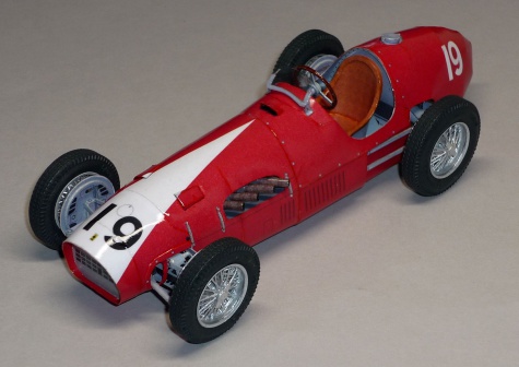 Ferrari 500 - Rudi Fischer - GP V.Británie 1952 Ferrari 500 - Rudi Fischer - GP V.Británie 1952