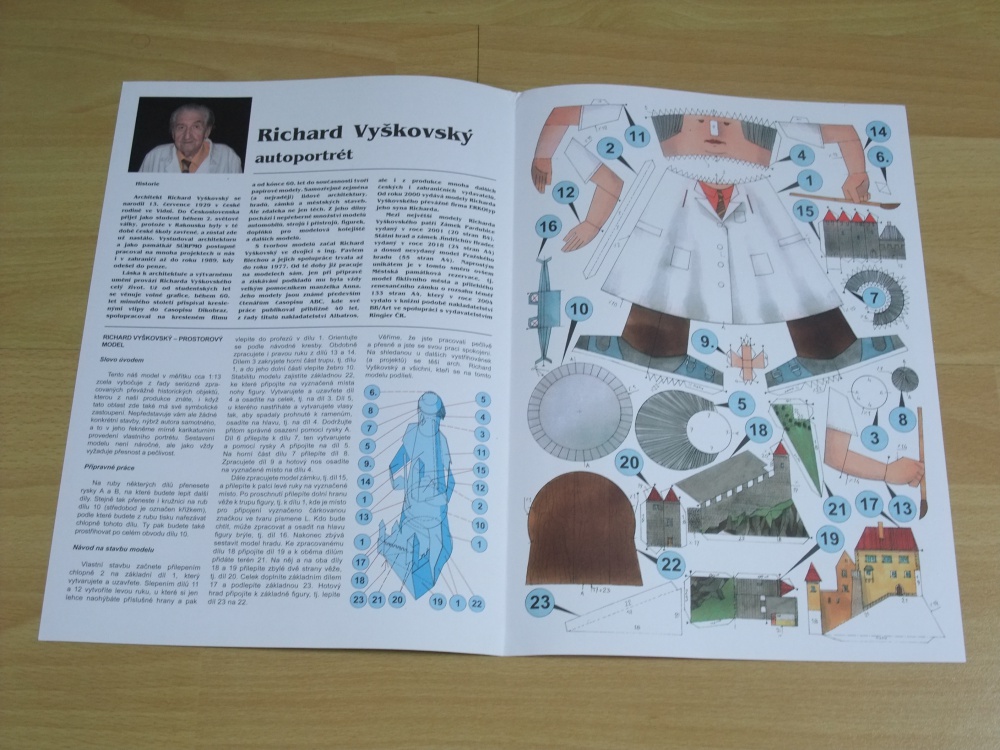 Richard Vykovský autoportrét (Plnďż˝ velikost v novďż˝m oknďż˝) Richard Vykovský autoportrét
