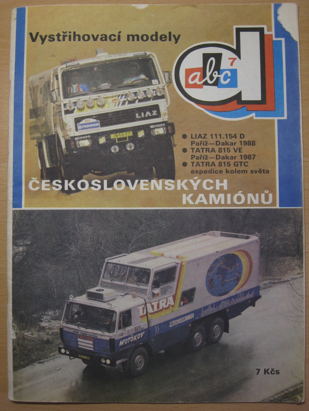 Liaz 111.154 D Dakar 1988 (Plná velikost v novém okně) Liaz 111.154 D Dakar 1988