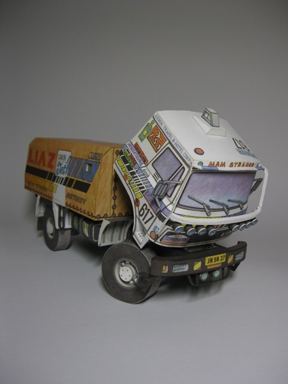 Liaz 111.154 D Dakar 1988 (Plná velikost v novém okně) Liaz 111.154 D Dakar 1988