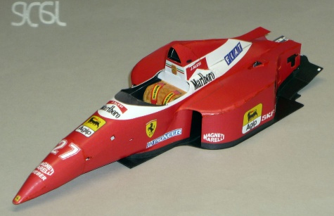 Ferrari F93A - Jean Alesi - GP Monaka 1993 Ferrari F93A - Jean Alesi - GP Monaka 1993