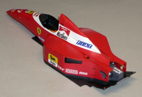 Ferrari F93A - Jean Alesi - GP Monaka 1993 Ferrari F93A - Jean Alesi - GP Monaka 1993