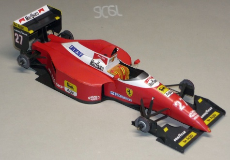 Ferrari F93A - Jean Alesi - GP Monaka 1993 Ferrari F93A - Jean Alesi - GP Monaka 1993
