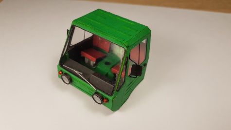 IFA Multicar 25 ramenov� nosi� kontejner�