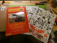 Zetor 7745 s �eln�m naklada�em Quicke