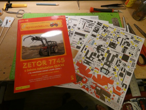 Zetor 7745 s čelním nakladačem Quicke Zetor 7745 s čelním nakladačem Quicke
