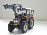 Zetor 7745 s �eln�m naklada�em Quicke