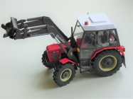 Zetor 7745 s �eln�m naklada�em Quicke