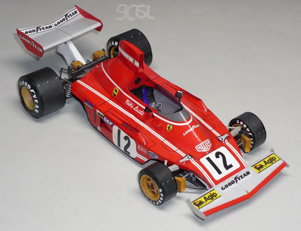 Ferrari 312B3 - Niki Lauda - GP Nizozemí 1974 (Plná velikost v novém okně) Ferrari 312B3 - Niki Lauda - GP Nizozemí 1974