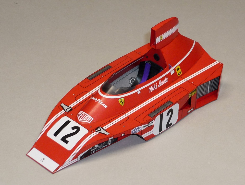 Ferrari 312B3 - Niki Lauda - GP Nizozemí 1974 (Plná velikost v novém okně) Ferrari 312B3 - Niki Lauda - GP Nizozemí 1974