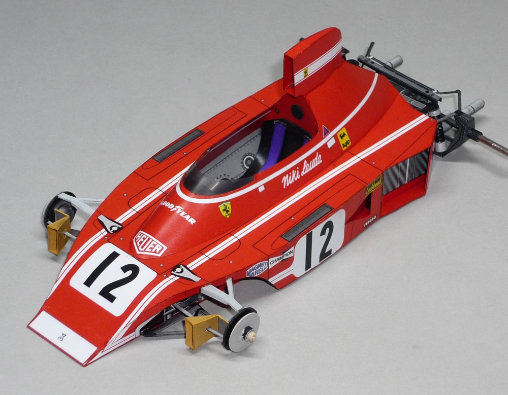 Ferrari 312B3 - Niki Lauda - GP Nizozemí 1974 (Plná velikost v novém okně) Ferrari 312B3 - Niki Lauda - GP Nizozemí 1974