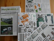 Land Rover Defender 110 s ekov�chovn�m p��v�sem / MalyStrazce.cz / 1:32