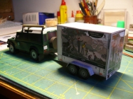 Land Rover Defender 110 s ekov�chovn�m p��v�sem / MalyStrazce.cz / 1:32