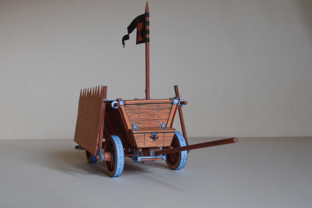 Husitský vůz, 3D úprava, projekt RV90 k 90. narozeninám R. Vykovského (Plná velikost v novém okně) Husitský vůz, 3D úprava, projekt RV90 k 90. narozeninám R. Vykovského