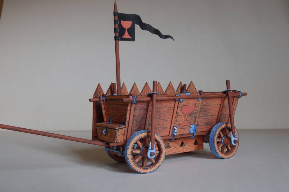 Husitský vůz, 3D úprava, projekt RV90 k 90. narozeninám R. Vykovského (Plná velikost v novém okně) Husitský vůz, 3D úprava, projekt RV90 k 90. narozeninám R. Vykovského