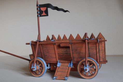 Husitský vůz, 3D úprava, projekt RV90 k 90. narozeninám R. Vyškovského Husitský vůz, 3D úprava, projekt RV90 k 90. narozeninám R. Vyškovského