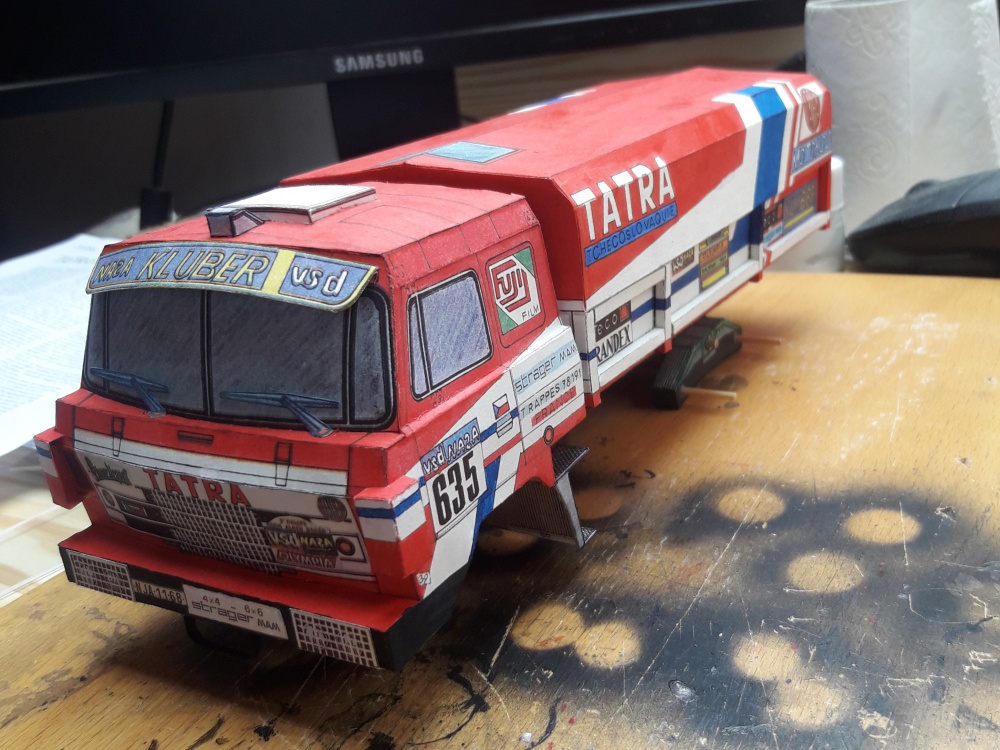 Tatra 815 6x6 VE Rallye Paris-Dakar 1986 (Plná velikost v novém okně) Tatra 815 6x6 VE Rallye Paris-Dakar 1986