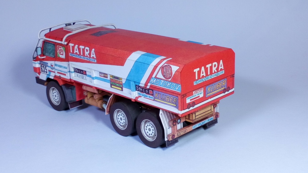 Tatra 815 6x6 VE Paris - Dakar 1986 (Plná velikost v novém okně) Tatra 815 6x6 VE Paris - Dakar 1986