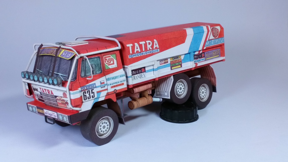 Tatra 815 6x6 VE Paris - Dakar 1986 (Plná velikost v novém okně) Tatra 815 6x6 VE Paris - Dakar 1986