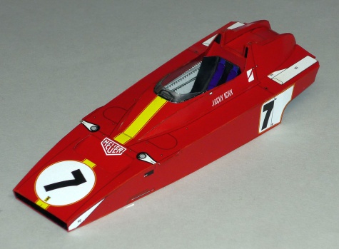 Ferrari 312B3 - Jacky Ickx - GP panělska 73 Ferrari 312B3 - Jacky Ickx - GP panělska 73