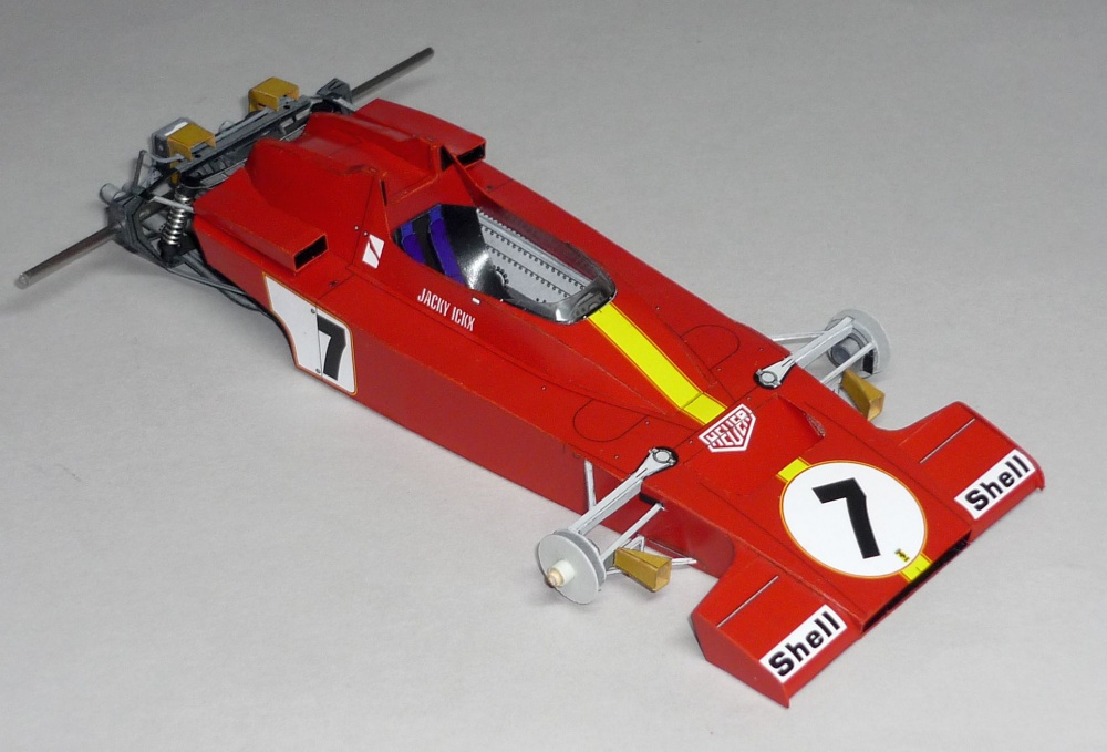 Ferrari 312B3 - Jacky Ickx - GP panělska 73 (Plná velikost v novém okně) Ferrari 312B3 - Jacky Ickx - GP panělska 73