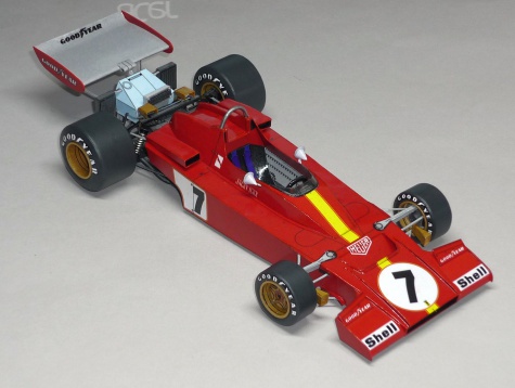 Ferrari 312B3 - Jacky Ickx - GP panělska 73 Ferrari 312B3 - Jacky Ickx - GP panělska 73