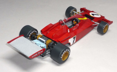 Ferrari 312B3 - Jacky Ickx - GP panělska 73 Ferrari 312B3 - Jacky Ickx - GP panělska 73