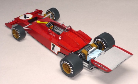 Ferrari 312B3 - Jacky Ickx - GP panělska 73 Ferrari 312B3 - Jacky Ickx - GP panělska 73