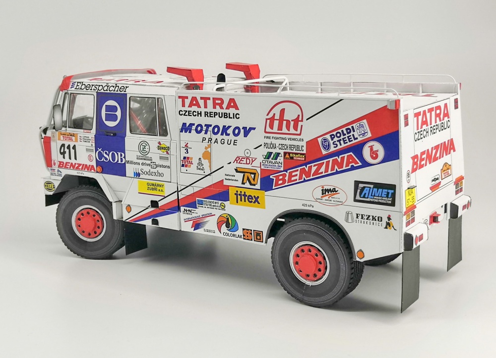 Tatra 815 4x4 HAS - Dakar 1995 (Plná velikost v novém okně) Tatra 815 4x4 HAS - Dakar 1995