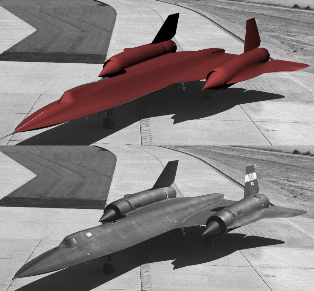 SR-71 Blackbird (Plná velikost v novém okně) SR-71 Blackbird