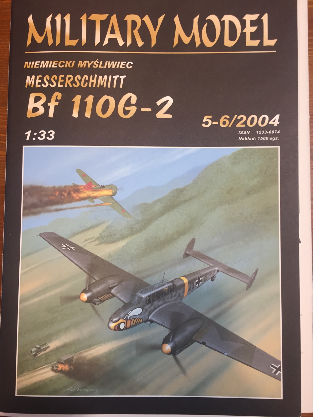 Messerschmitt Bf-110 G2 (Plná velikost v novém okně) Messerschmitt Bf-110 G2
