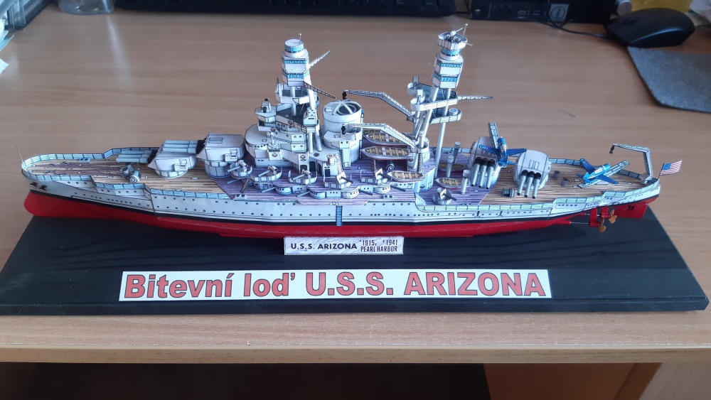 U.S.S. ARIZONA (Plná velikost v novém okně) U.S.S. ARIZONA