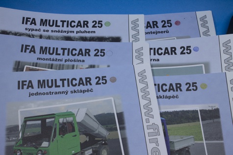 IFA Multicar 25 - MIX nástaveb IFA Multicar 25 - MIX nástaveb