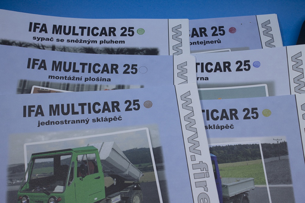 IFA Multicar 25 - MIX nástaveb (Plná velikost v novém okně) IFA Multicar 25 - MIX nástaveb