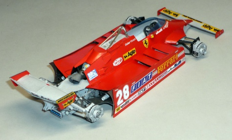 Ferrari 126 CX - Didier Pironi - GP USA West 1981 Ferrari 126 CX - Didier Pironi - GP USA West 1981