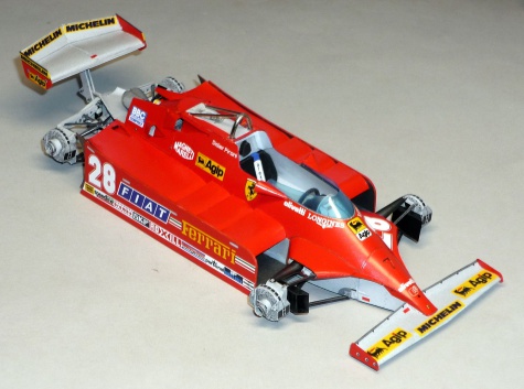 Ferrari 126 CX - Didier Pironi - GP USA West 1981 Ferrari 126 CX - Didier Pironi - GP USA West 1981