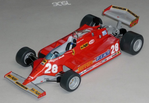 Ferrari 126 CX - Didier Pironi - GP USA West 1981 Ferrari 126 CX - Didier Pironi - GP USA West 1981