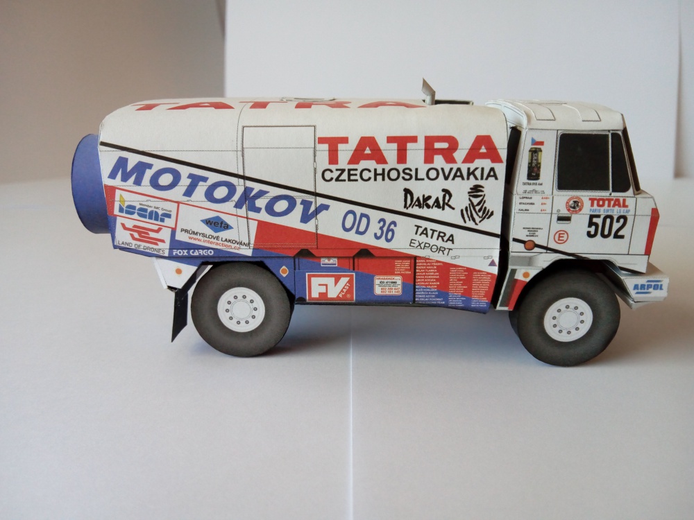 Tatra 815, Rallye Dakar 1992 (Plná velikost v novém okně) Tatra 815, Rallye Dakar 1992