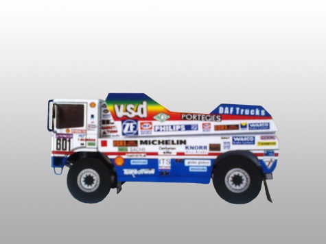 Daf Turbotwin X1 Dakar 1988 1:53 Daf Turbotwin X1 Dakar 1988 1:53