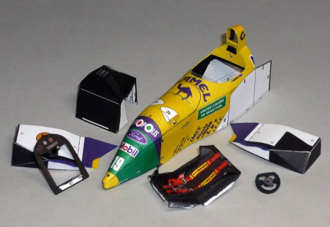 Benetton B190B - Roberto Moreno - GP USA 1991