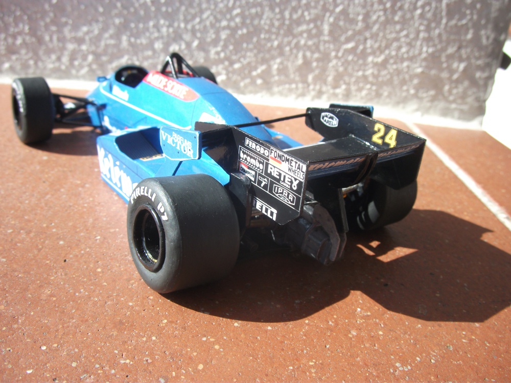 Osella FA1F - Alfa Romeo, Piercarlo Ghinzani, GP Dallas 1984