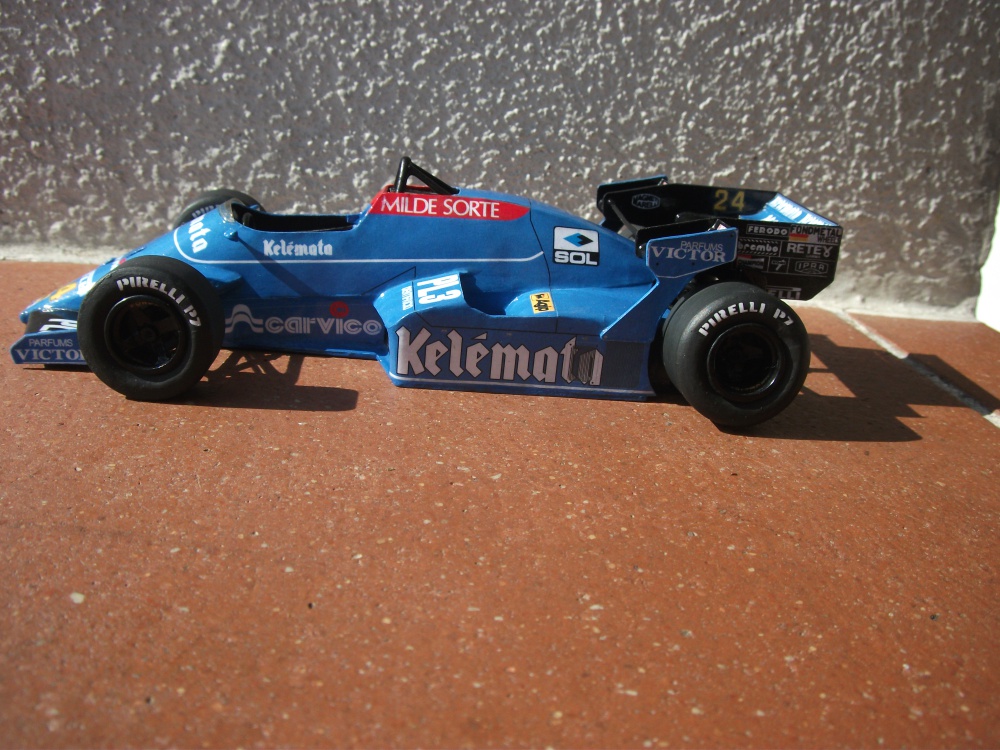 Osella FA1F - Alfa Romeo, Piercarlo Ghinzani, GP Dallas 1984