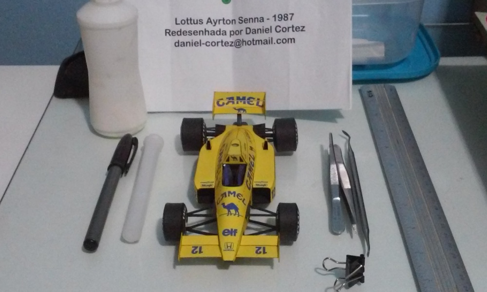 Lotus 99T 1987 Ayrton Senna (Plná velikost v novém okně) Lotus 99T 1987 Ayrton Senna