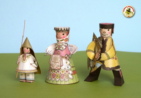 Krojované figurky R. Vykovského Krojované figurky R. Vykovského