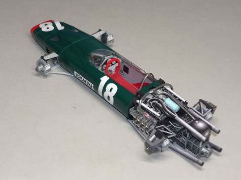 BRM P83 - Chris Irwin - GP Německa 1967 BRM P83 - Chris Irwin - GP Německa 1967