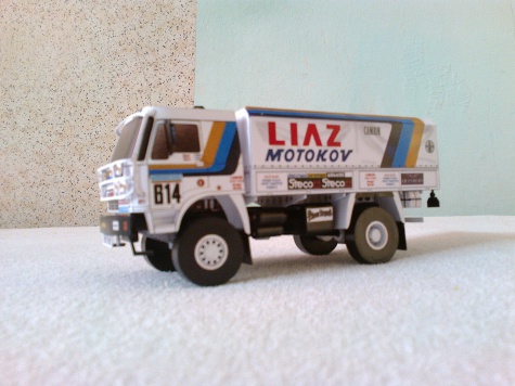 Liaz 111.154D 614 a 615 Dakar 1987 Liaz 111.154D 614 a 615 Dakar 1987