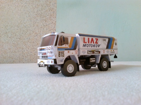 Liaz 111.154D 614 a 615 Dakar 1987 Liaz 111.154D 614 a 615 Dakar 1987