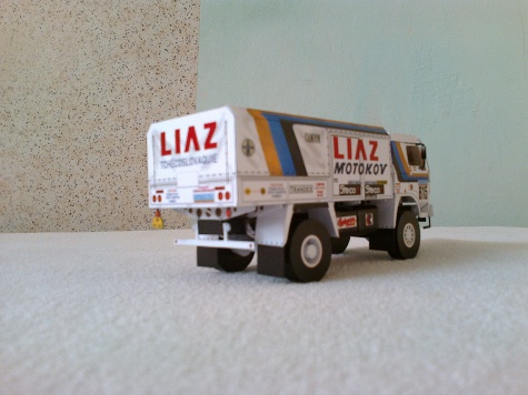 Liaz 111.154D 614 a 615 Dakar 1987 Liaz 111.154D 614 a 615 Dakar 1987