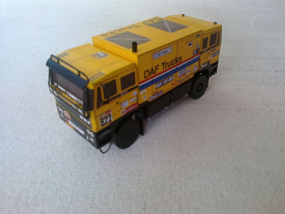 Daf FAV 3300 Twincab Dakar 1985 1:53 (Plná velikost v novém okně) Daf FAV 3300 Twincab Dakar 1985 1:53