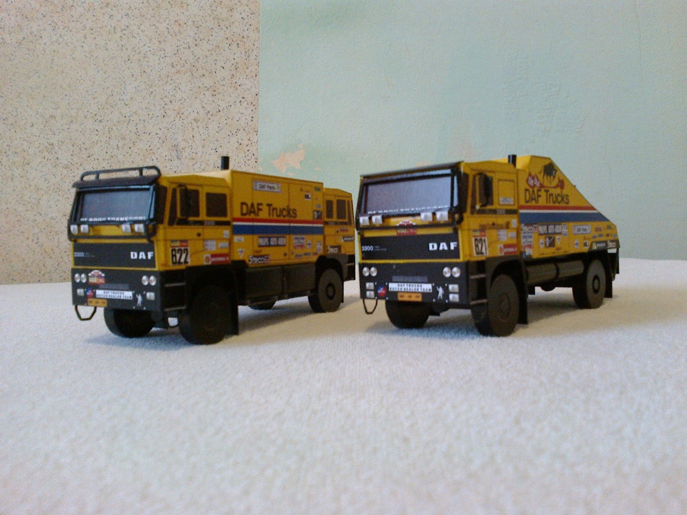 Daf FAV 3300 The Bull Dakar 1985 1:53 (Plná velikost v novém okně) Daf FAV 3300 The Bull Dakar 1985 1:53